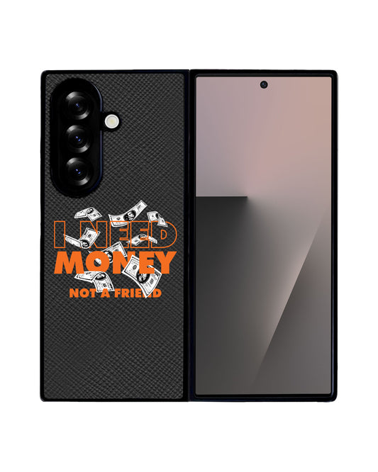 Android Flip / Fold Leather Grip - Money Better than Friend