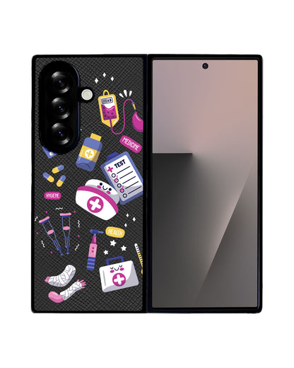 Android Flip / Fold Leather Grip - Nurse