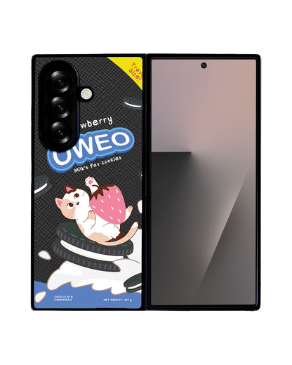 Android Flip / Fold Leather Grip - Oweo Cat