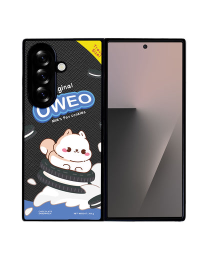 Android Flip / Fold Leather Grip - Oweo Dog