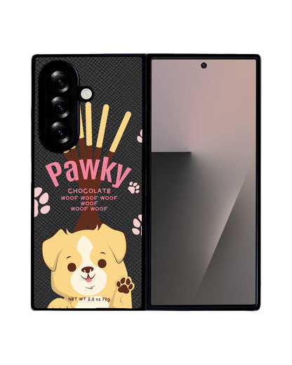 Android Flip / Fold Leather Grip - Pawky Dog
