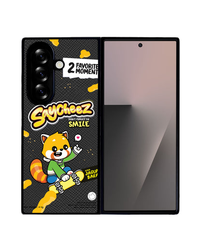 Android Flip / Fold Leather Grip - Saycheez