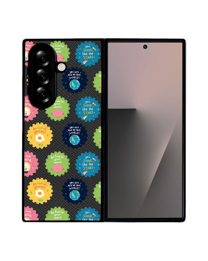 Android Flip / Fold Leather Grip - Self Reminder Stamps