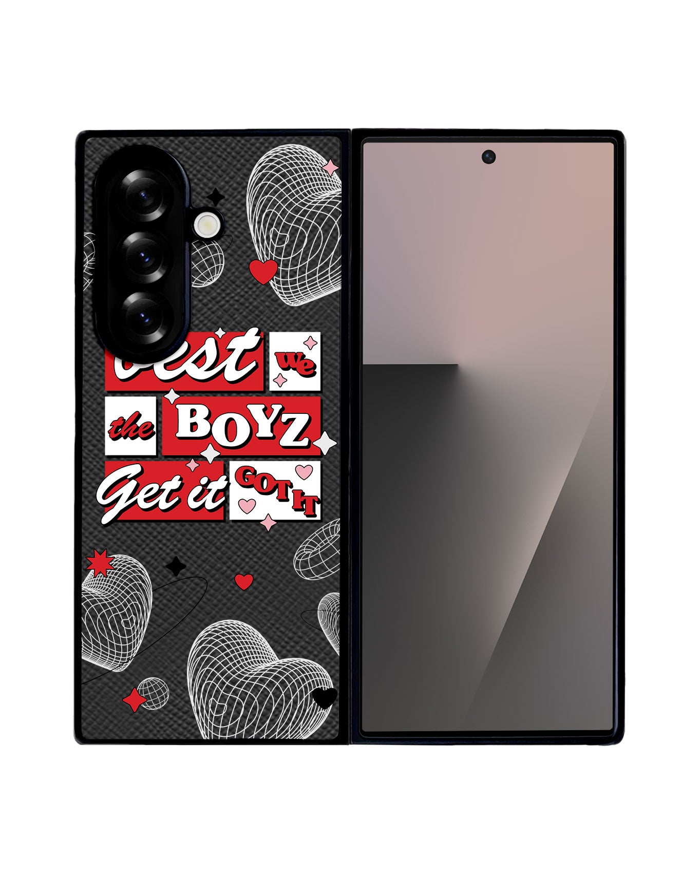 Android Flip / Fold Leather Grip - The Boyz Get It Got It