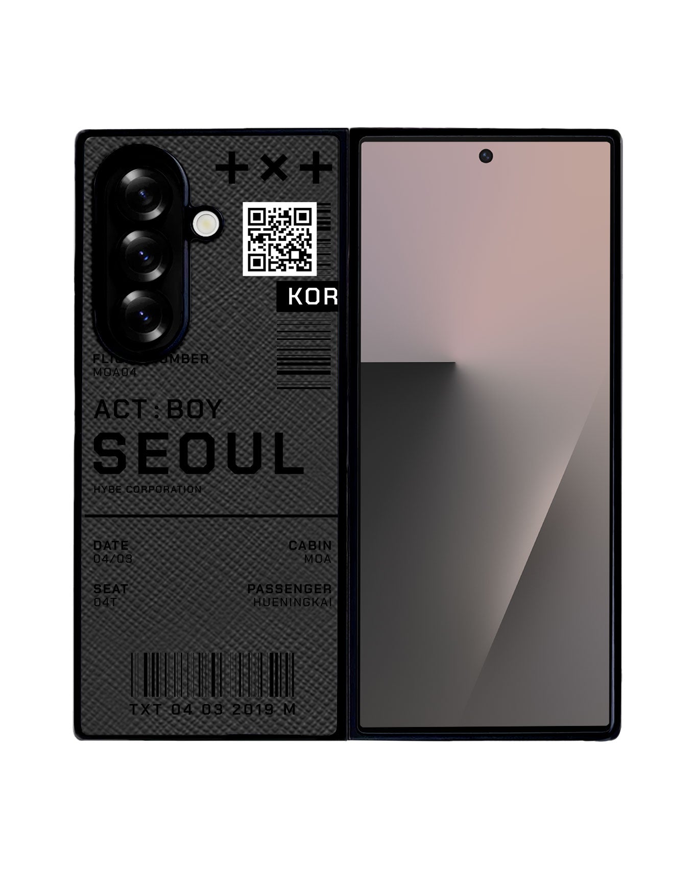 Android Flip / Fold Leather Grip - TXT Ticket