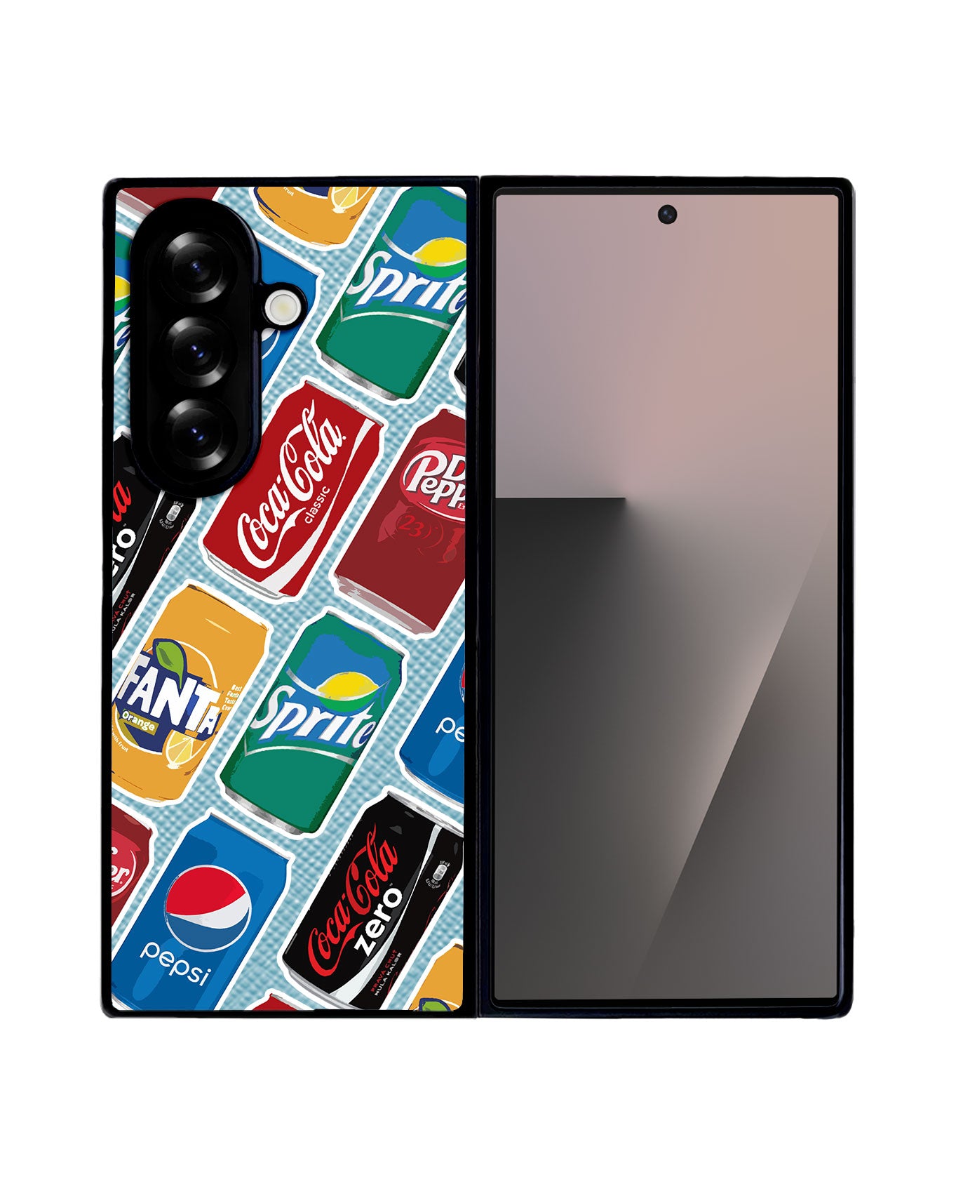 Android Flip / Fold Leather Grip - Soda