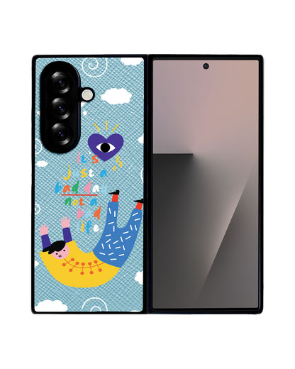 Android Flip / Fold Leather Grip - Bad Day