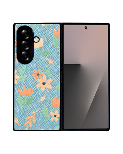Android Flip / Fold Leather Grip - Birth Flower