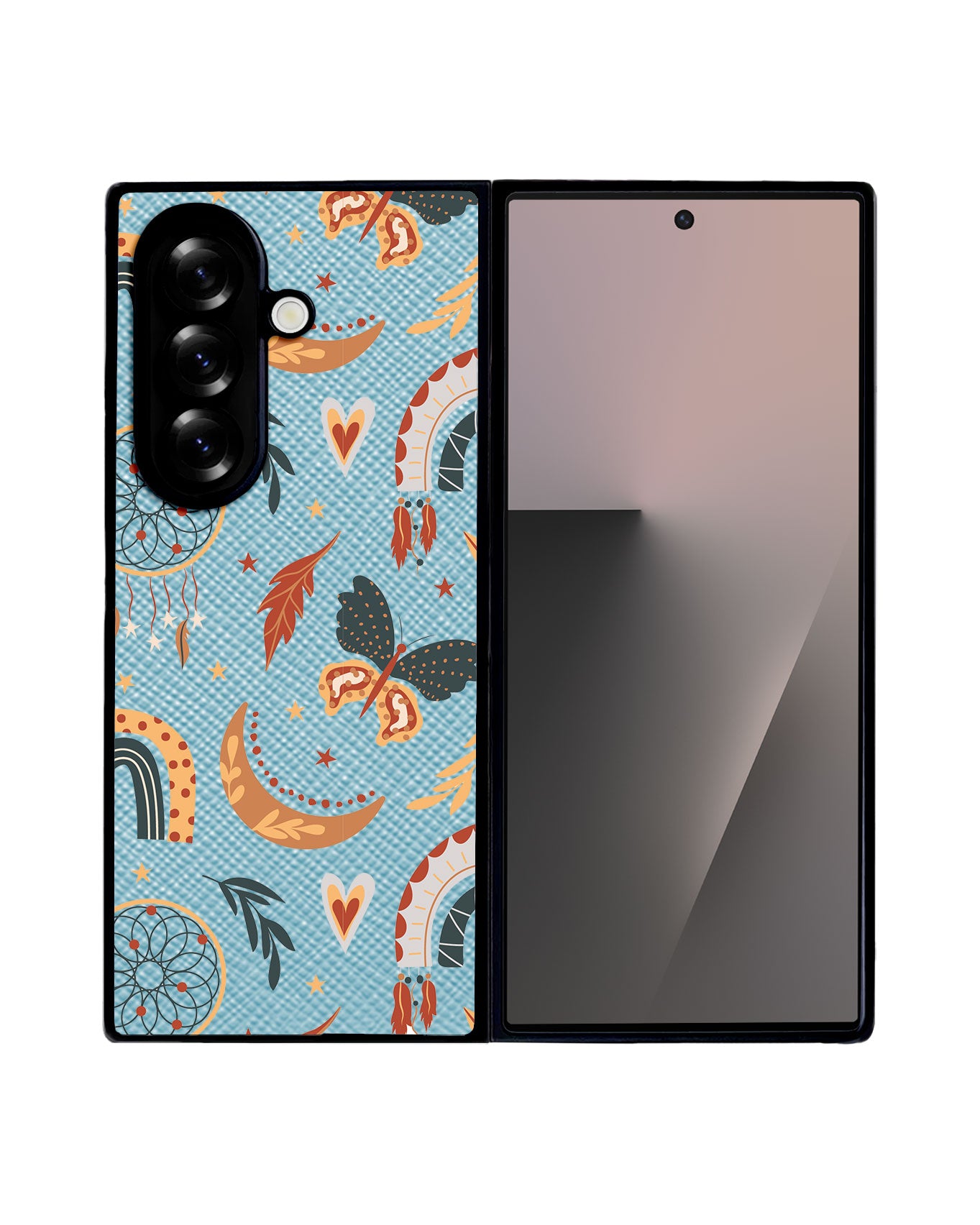 Android Flip / Fold Leather Grip - Boho 3.0