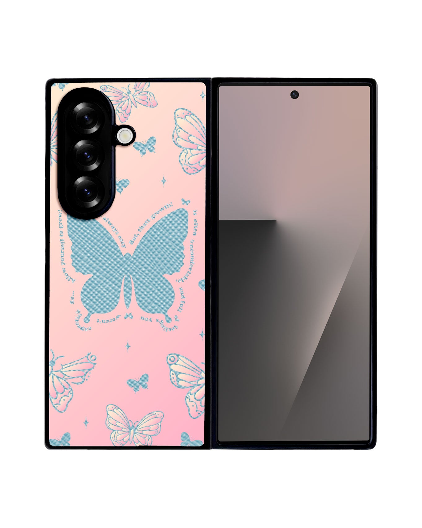 Android Flip / Fold Leather Grip - Butterfly Effect 1.0