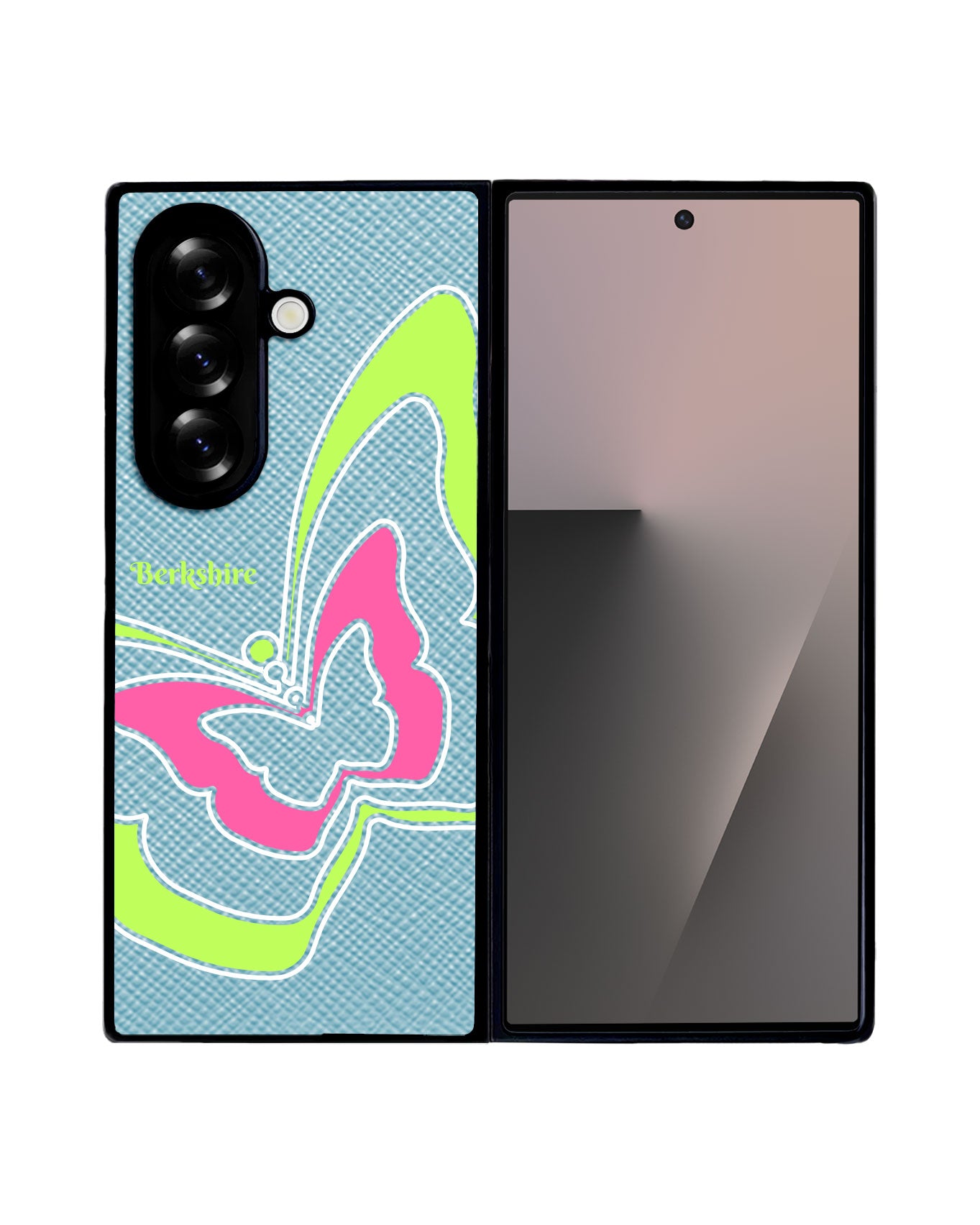 Android Flip / Fold Leather Grip - Butterfly Mirror 3.0