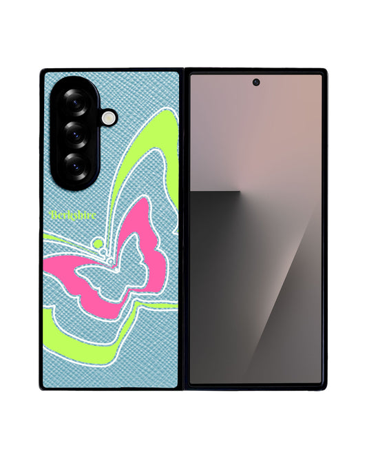 Android Flip / Fold Leather Grip - Butterfly Mirror 3.0