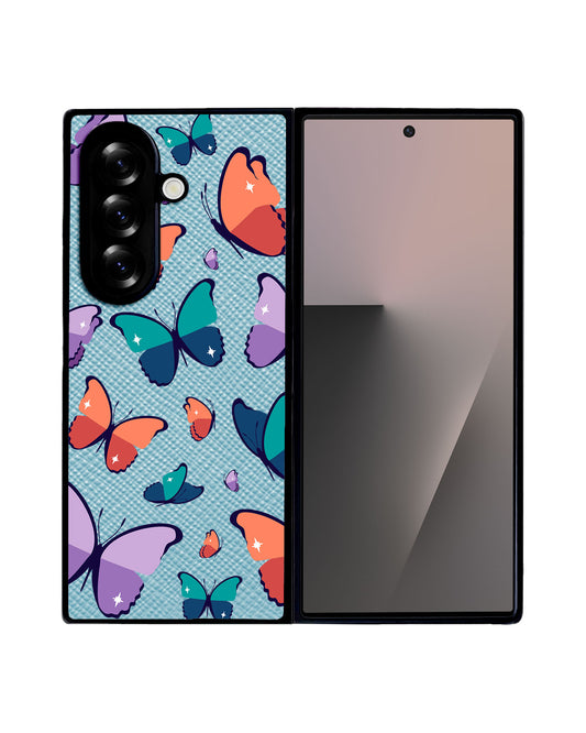 Android Flip / Fold Leather Grip - Butterfly