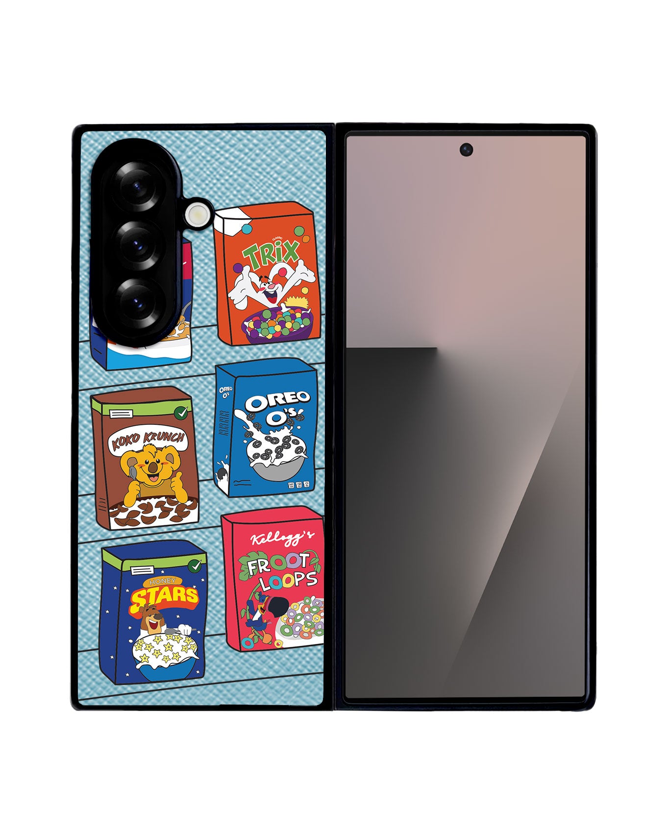 Android Flip / Fold Leather Grip - Cereal Boxes 1.0