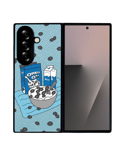 Android Flip / Fold Leather Grip - Cereal O's 1.0