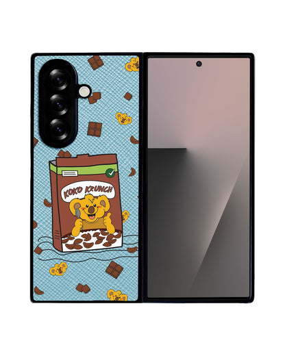 Android Flip / Fold Leather Grip - Choco Cereal