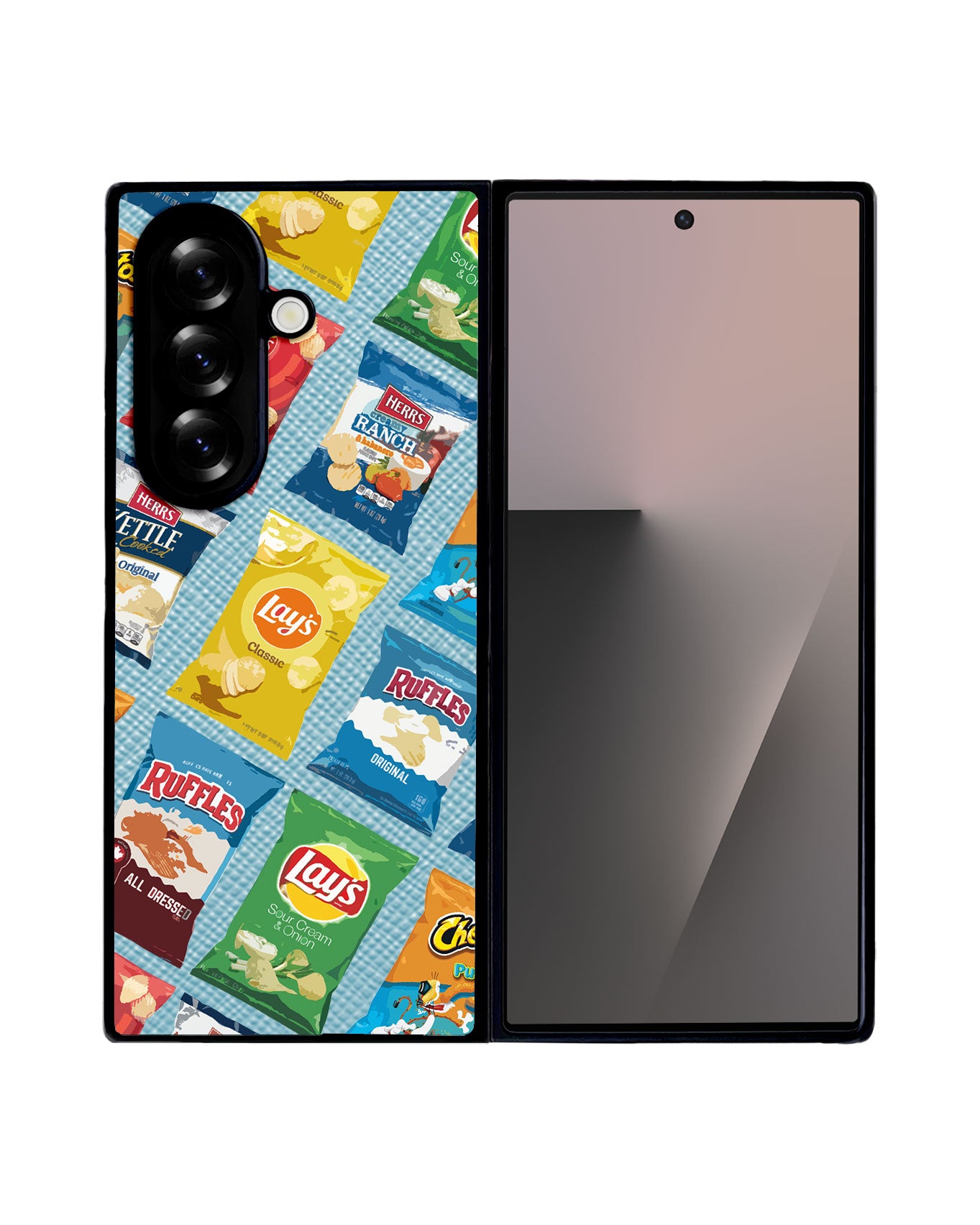 Android Flip / Fold Leather Grip - Crisps