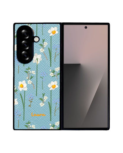 Android Flip / Fold Leather Grip - December Narcissus