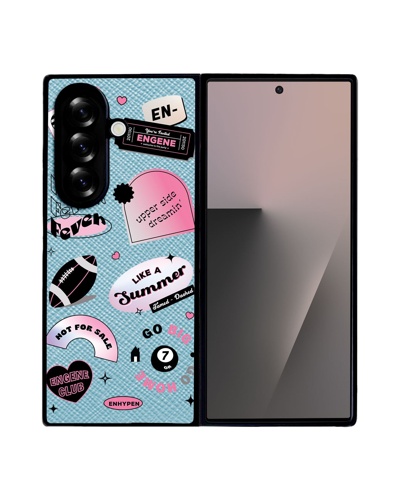 Android Flip / Fold Leather Grip - Enhypen Sticker Pack