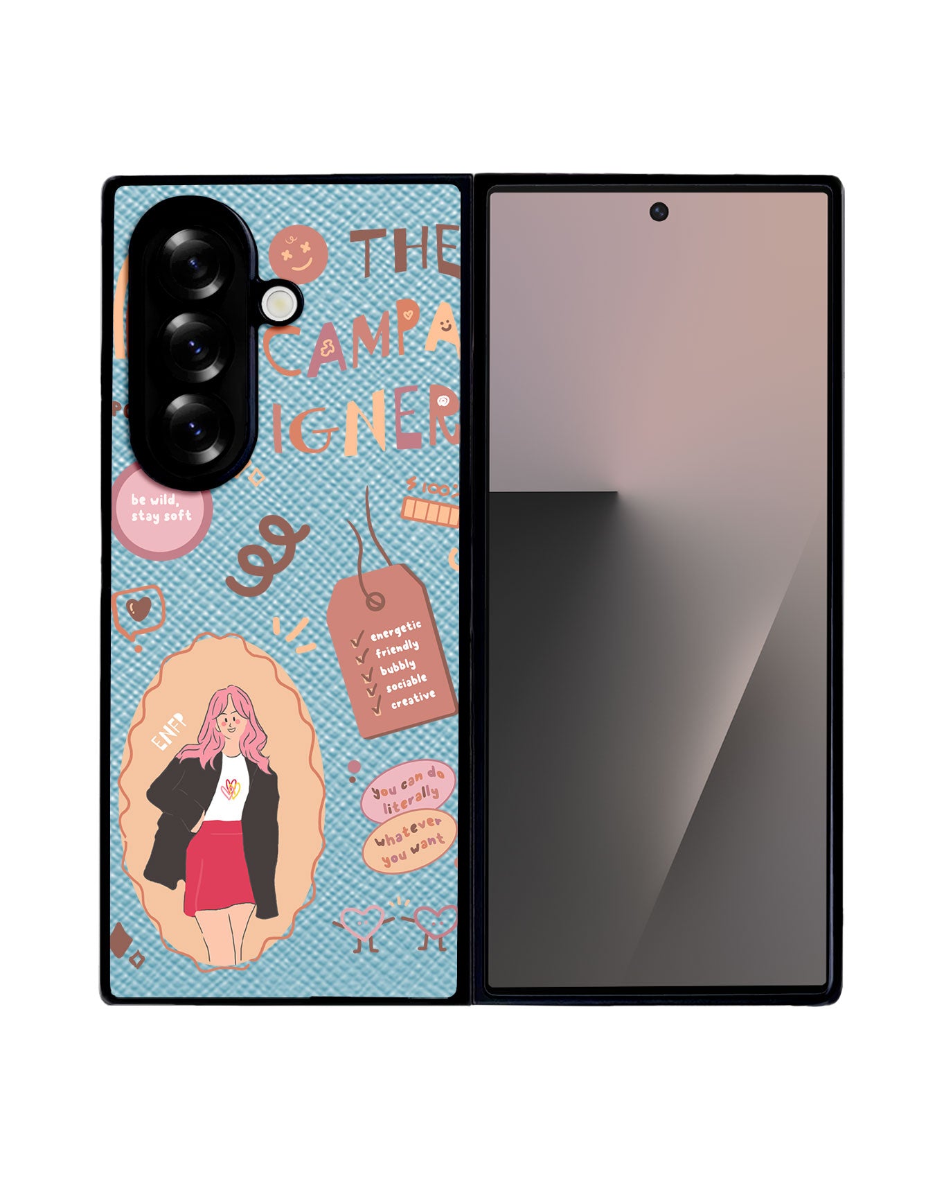 Android Flip / Fold Leather Grip - ENFP