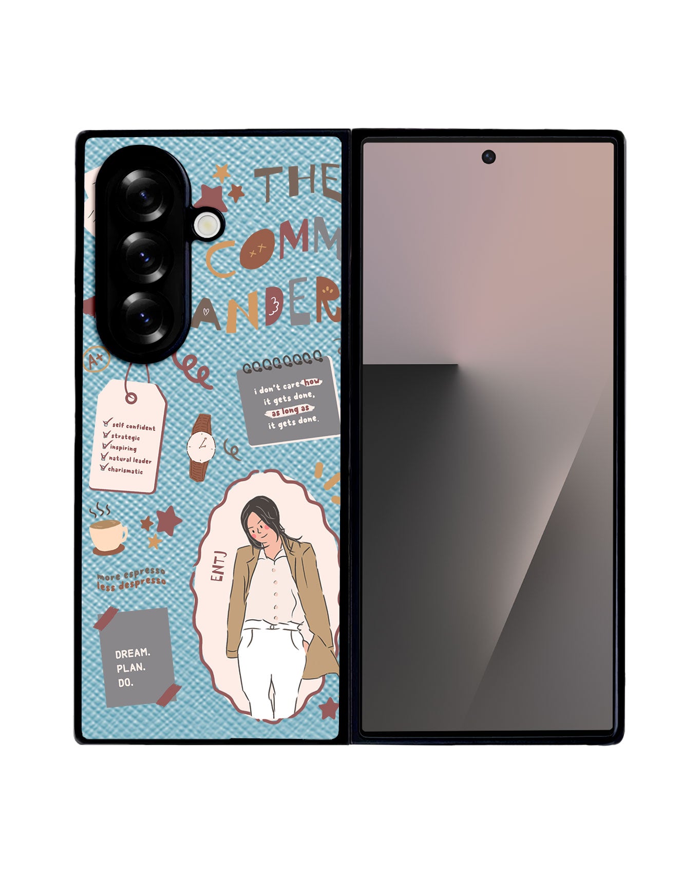 Android Flip / Fold Leather Grip - ENTJ