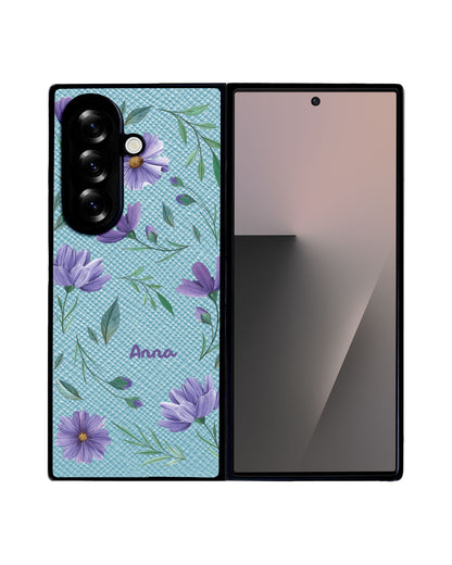 Android Flip / Fold Leather Grip - February Violet