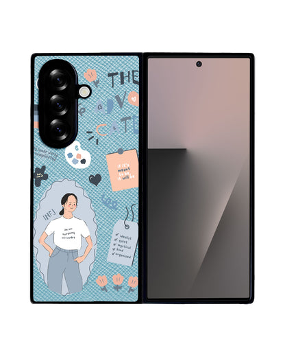 Android Flip / Fold Leather Grip - INFJ