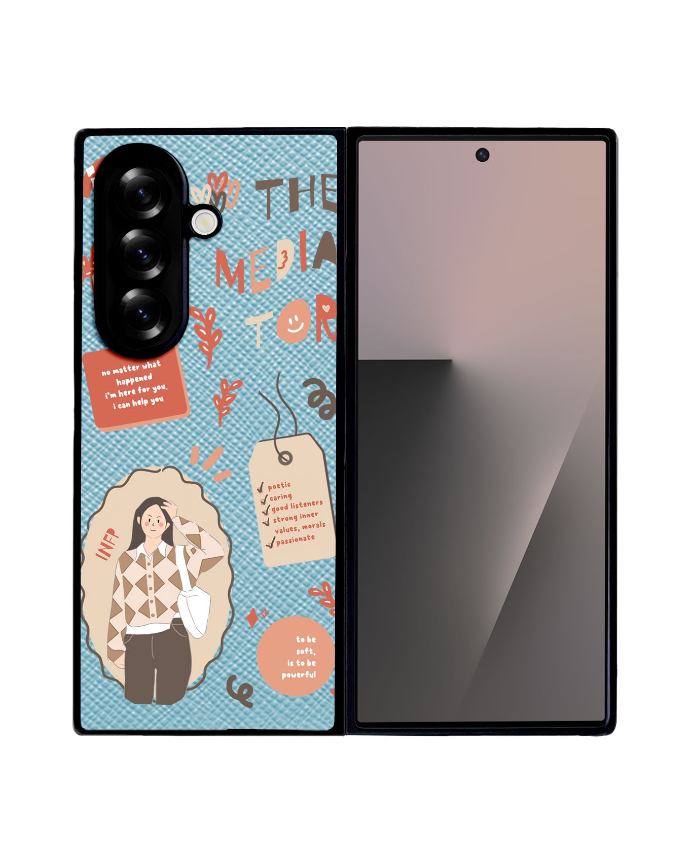 Android Flip / Fold Leather Grip - INFP