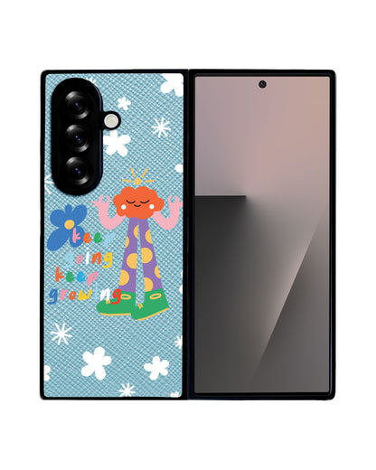 Android Flip / Fold Leather Grip - Keep Growing