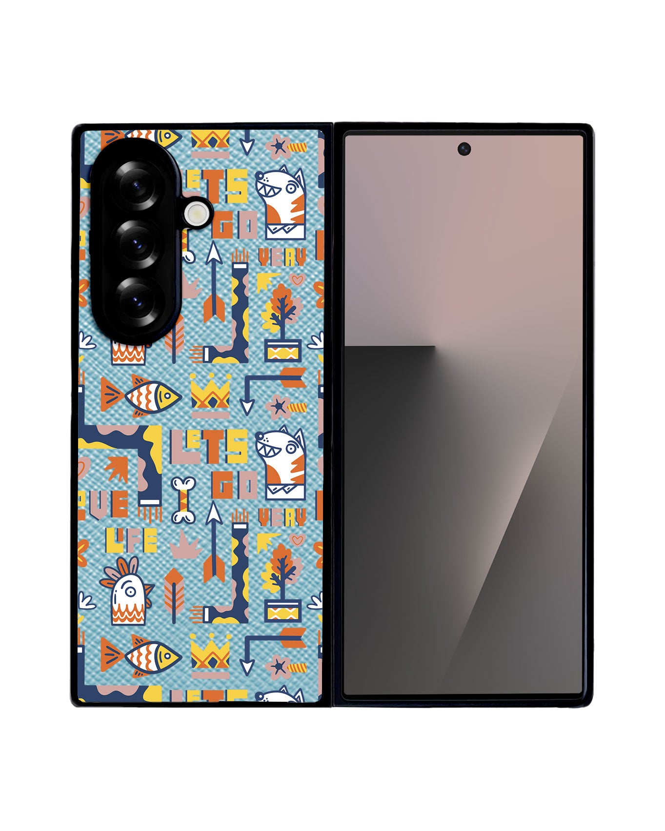 Android Flip / Fold Leather Grip - Life in Color