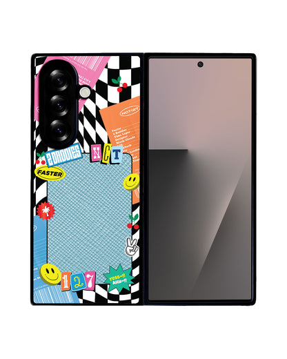 Android Flip / Fold Leather Grip - NCT 127 Photocard Frame