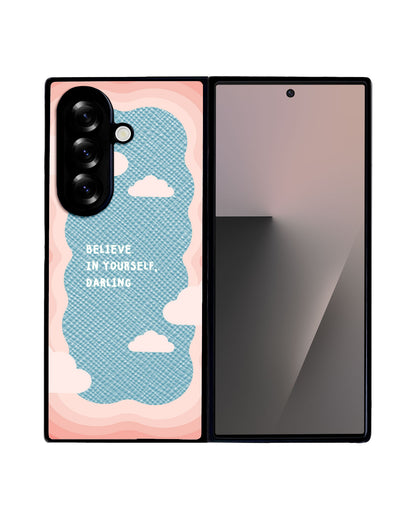 Android Flip / Fold Leather Grip - Pink Mirror