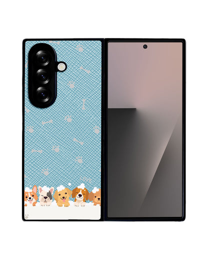 Android Flip / Fold Leather Grip - Ruff Family 2.0