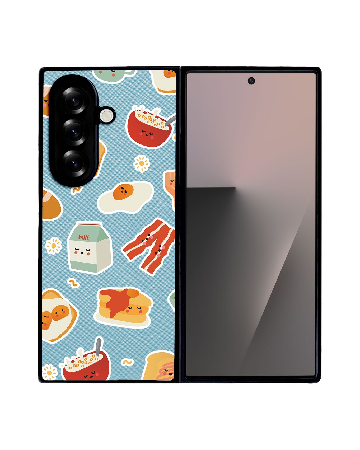 Android Flip / Fold Leather Grip - English Breakfast