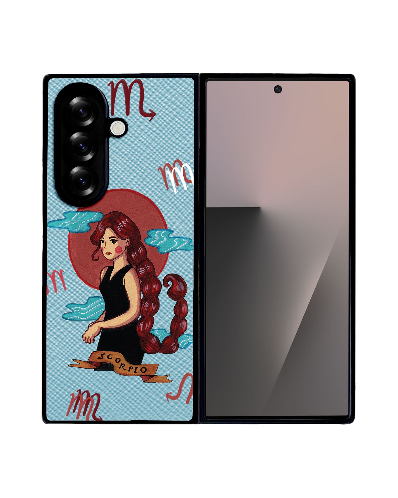 Android Flip / Fold Leather Grip - Scorpio