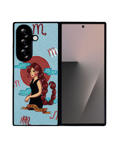 Android Flip / Fold Leather Grip - Scorpio
