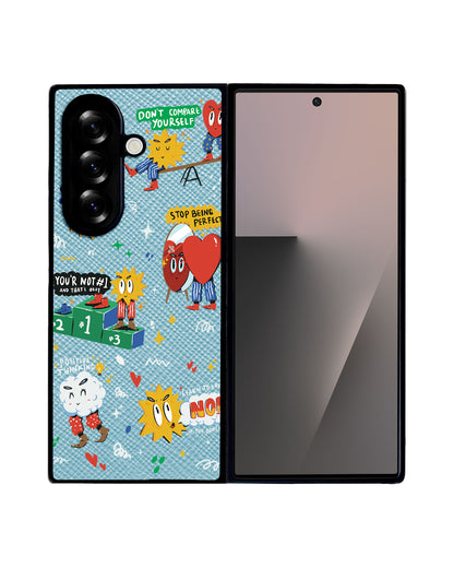 Android Flip / Fold Leather Grip - Selfless Love 2.0