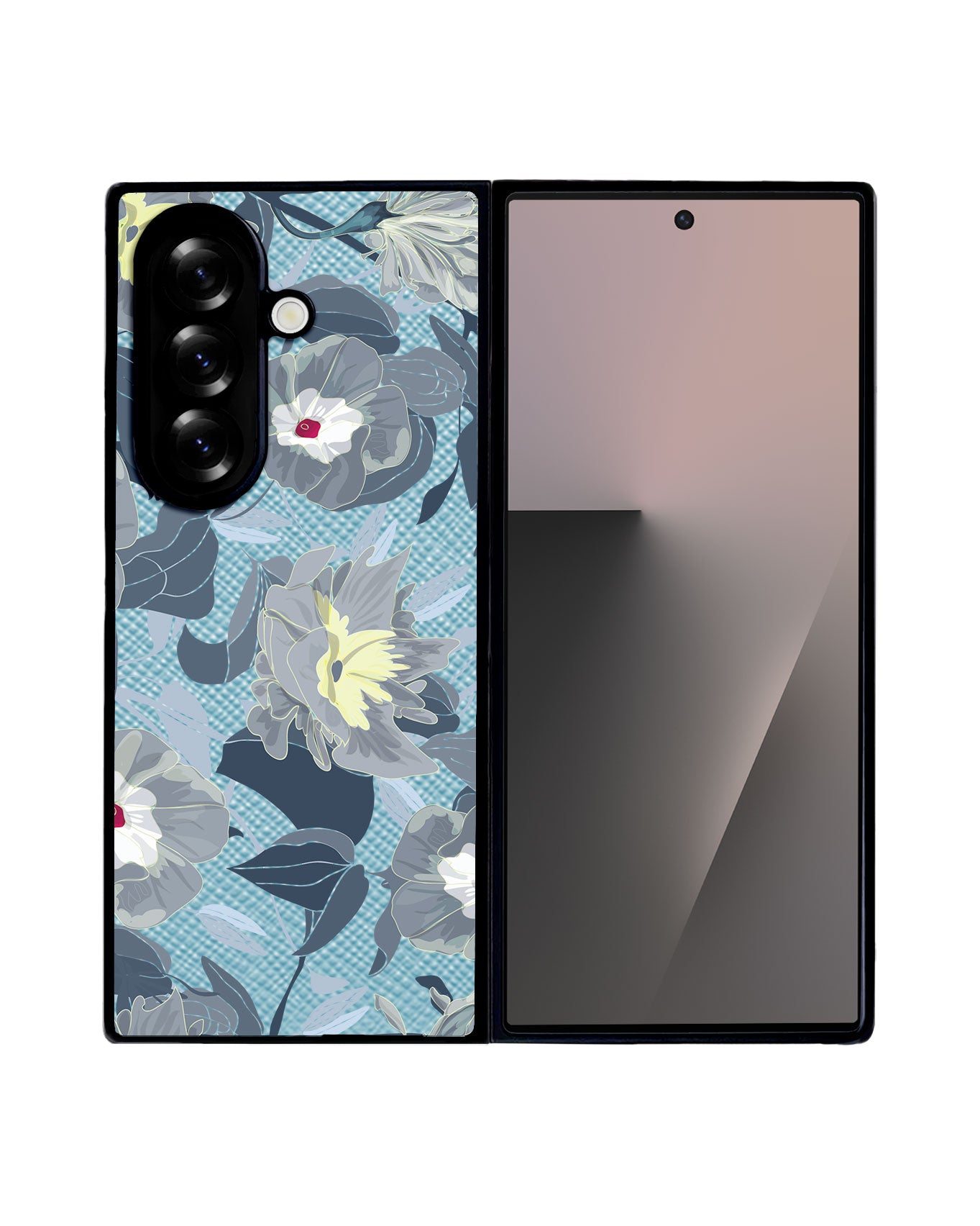 Android Flip / Fold Leather Grip - September Morning Glory