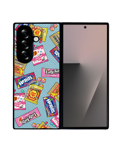 Android Flip / Fold Leather Grip - Sweets and Gummies