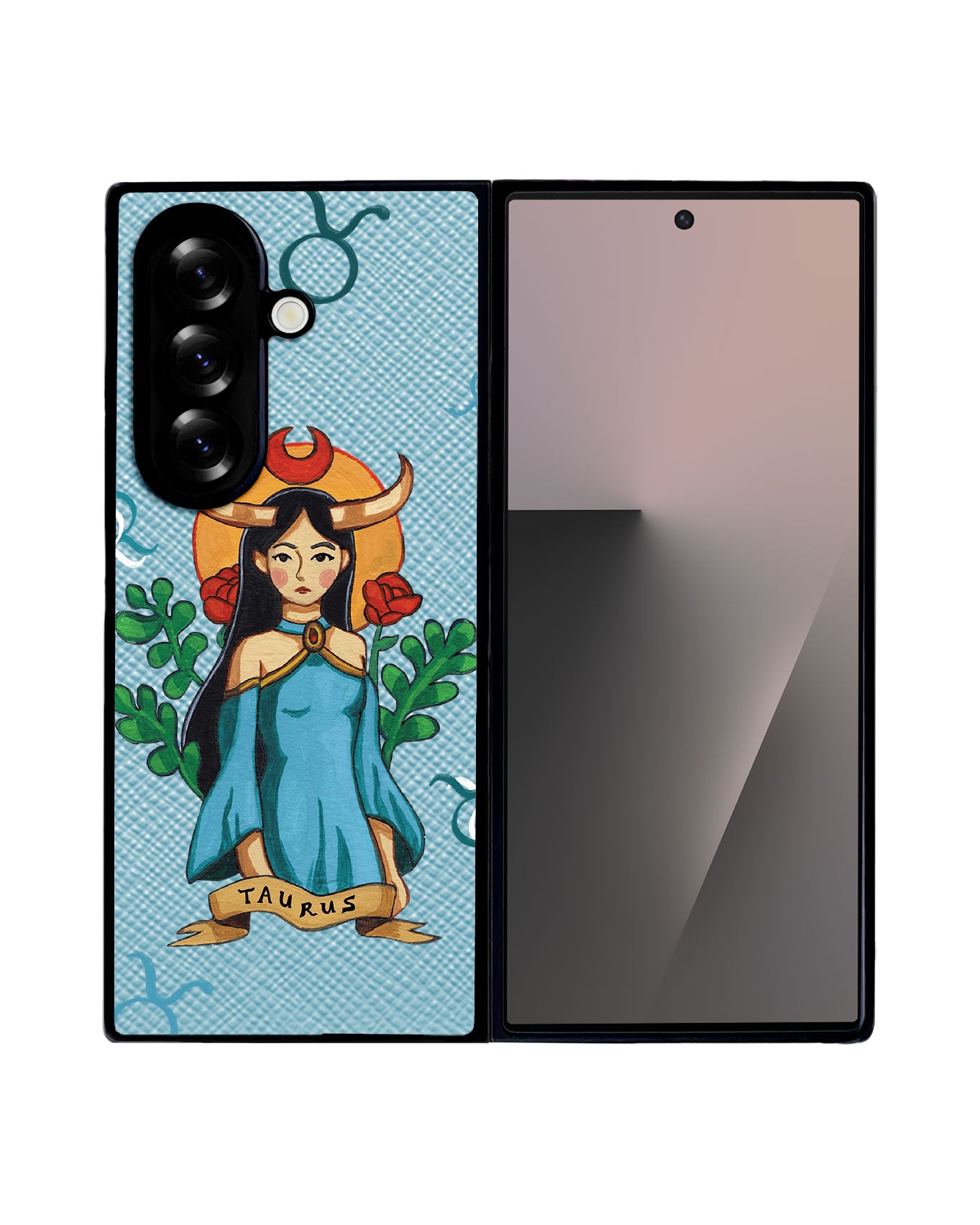 Android Flip / Fold Leather Grip - Taurus