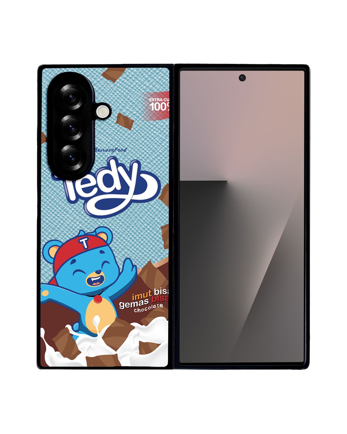 Android Flip / Fold Leather Grip - Tedy