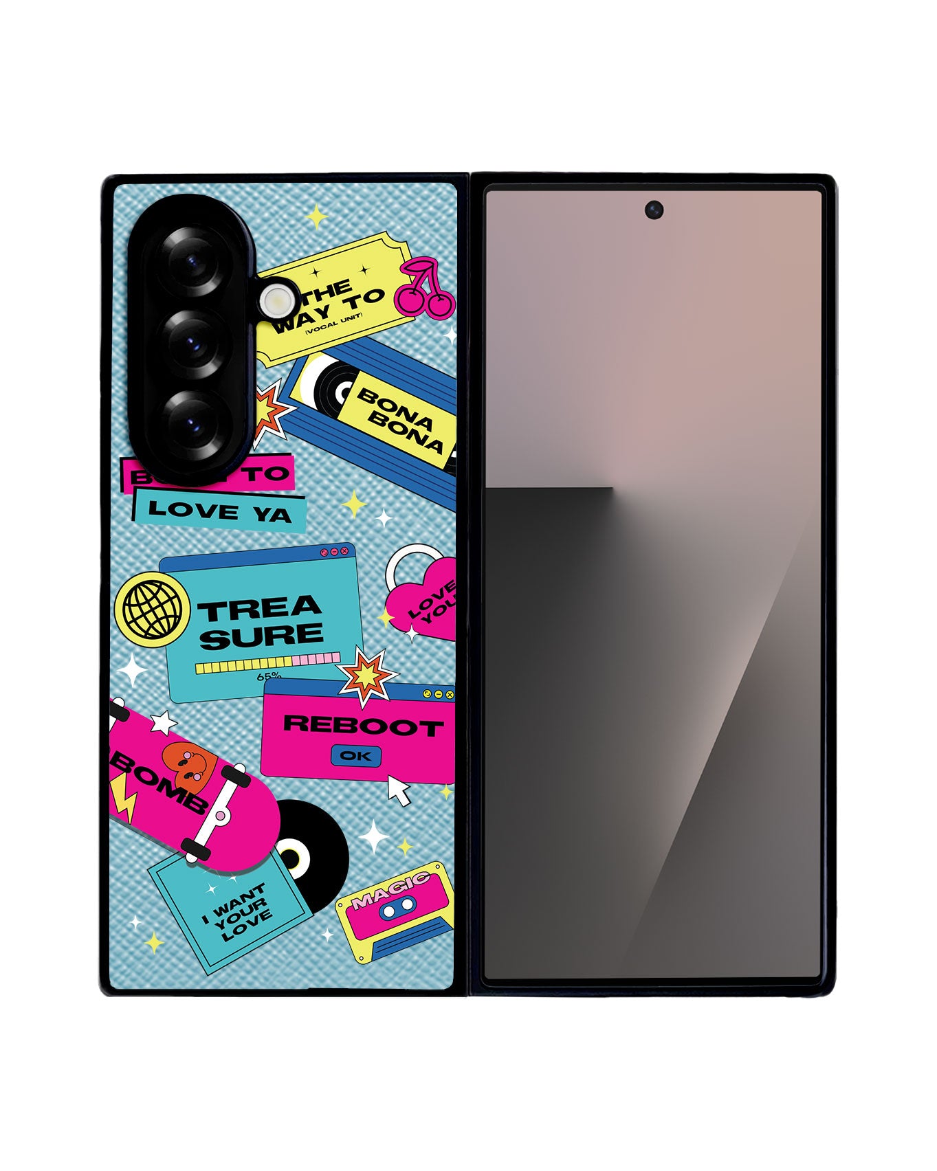 Android Flip / Fold Leather Grip - Treasure Reboot