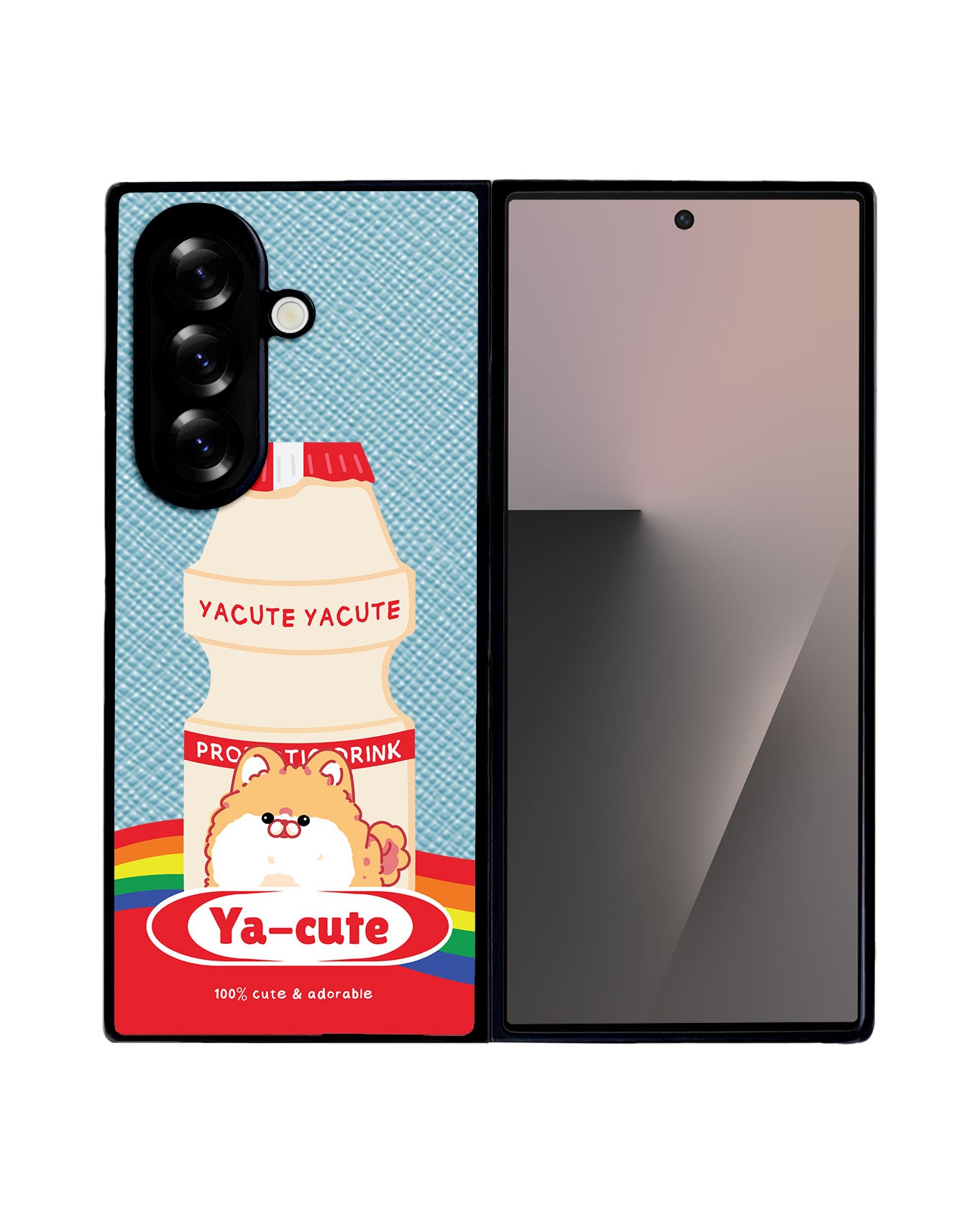 Android Flip / Fold Leather Grip - Yacute Dog
