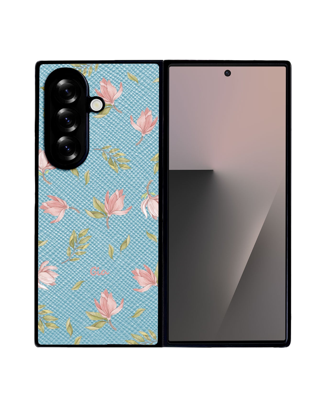 Android Flip / Fold Leather Grip - Azalea
