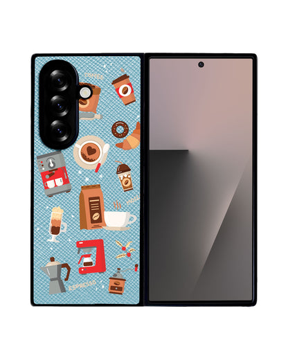 Android Flip / Fold Leather Grip - Barista