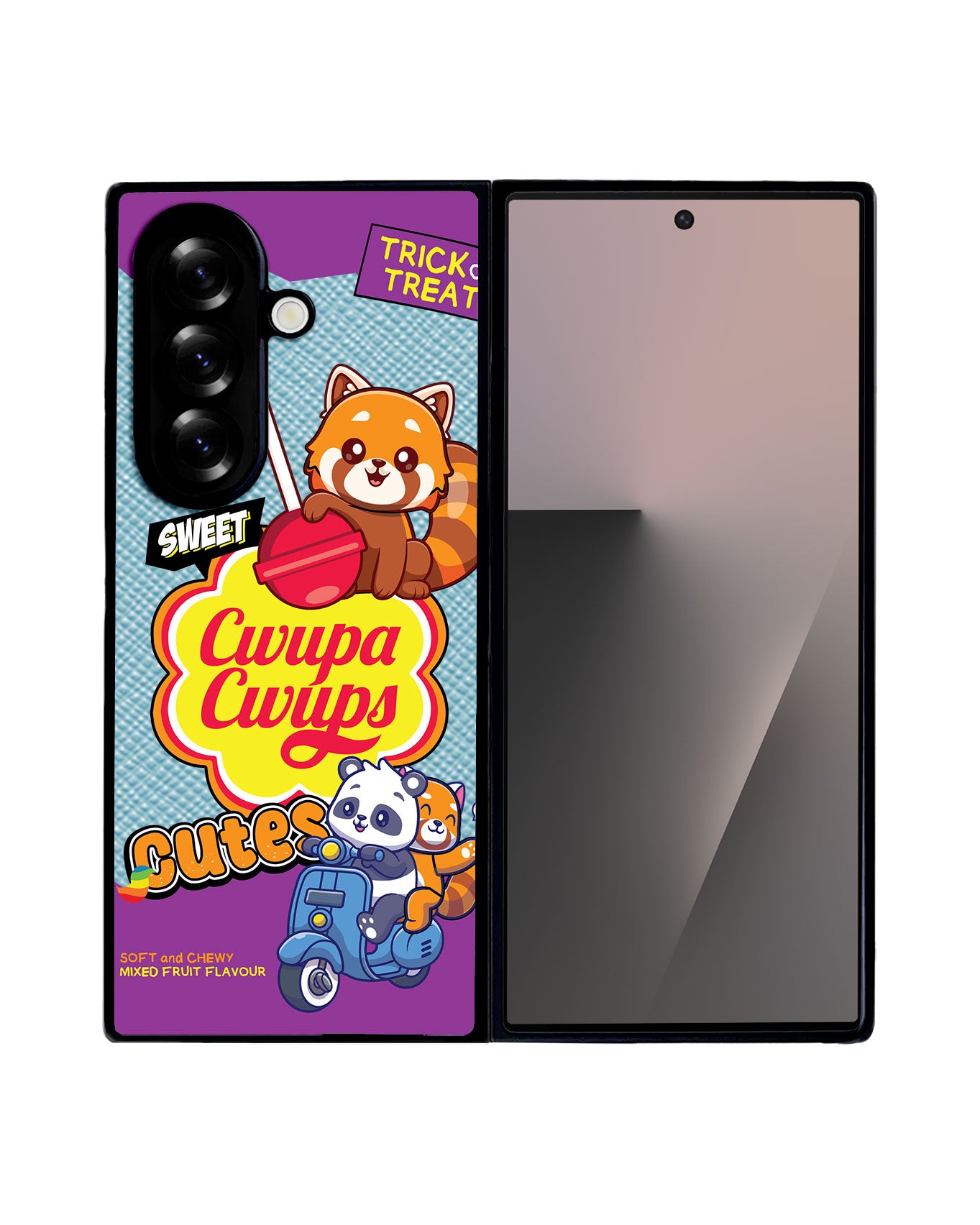 Android Flip / Fold Leather Grip - Cwupa Cwups
