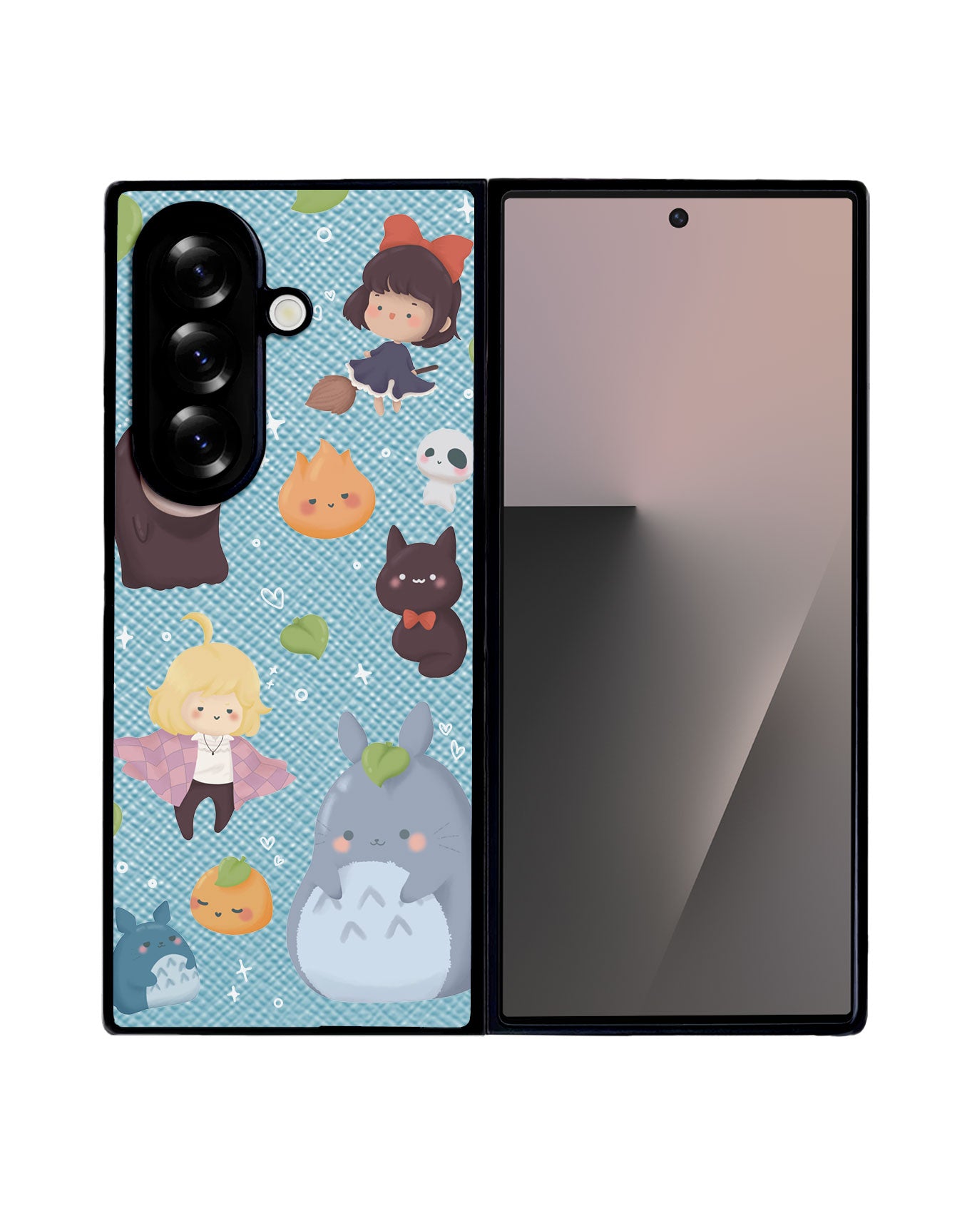 Android Flip / Fold Leather Grip - Ghibli
