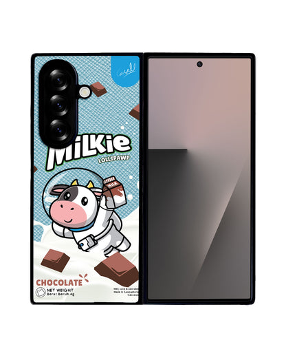 Android Flip / Fold Leather Grip - Milkie