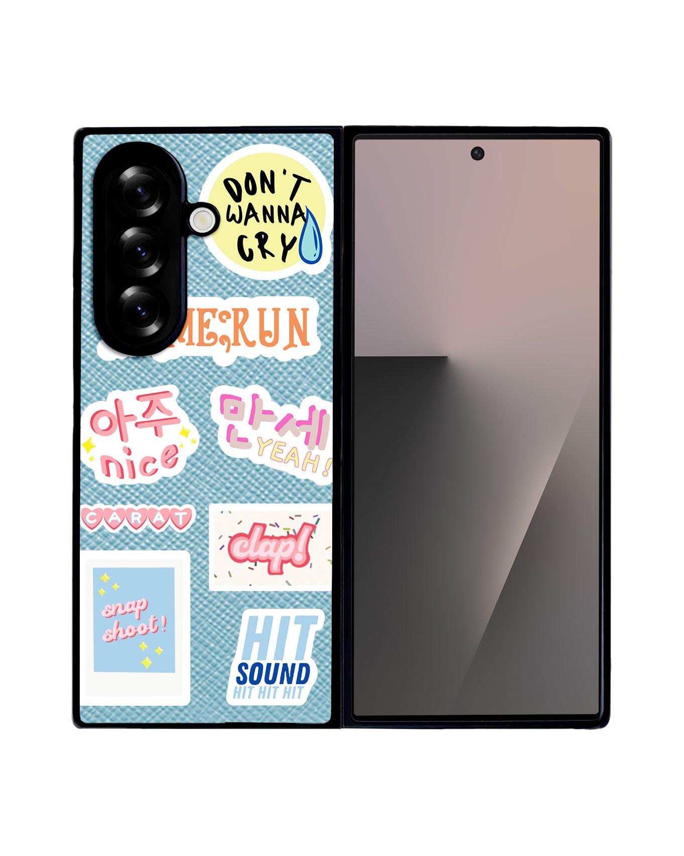 Android Flip / Fold Leather Grip - Seventeen Sticker Pack