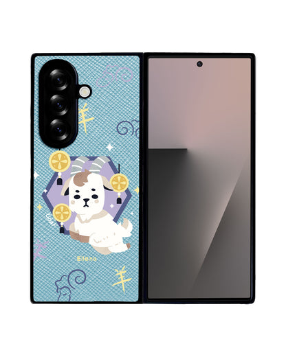 Android Flip / Fold Leather Grip - Goat (Chinese Zodiac / Shio)